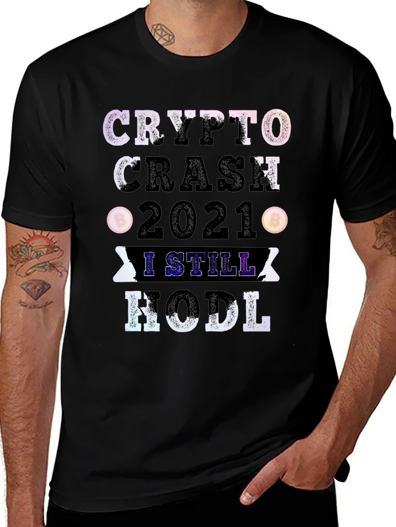 Crypto Crash 2021 HODL Graphic Tee