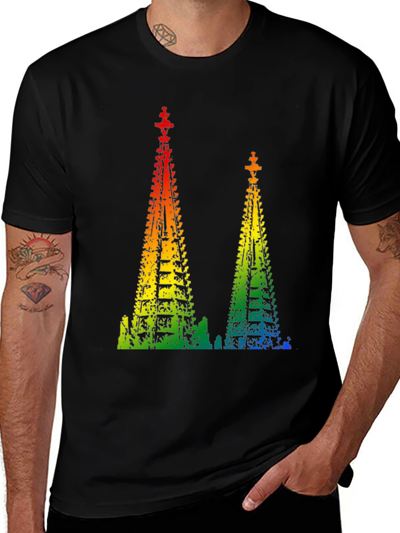Sagrada Familia Rainbow T-Shirt