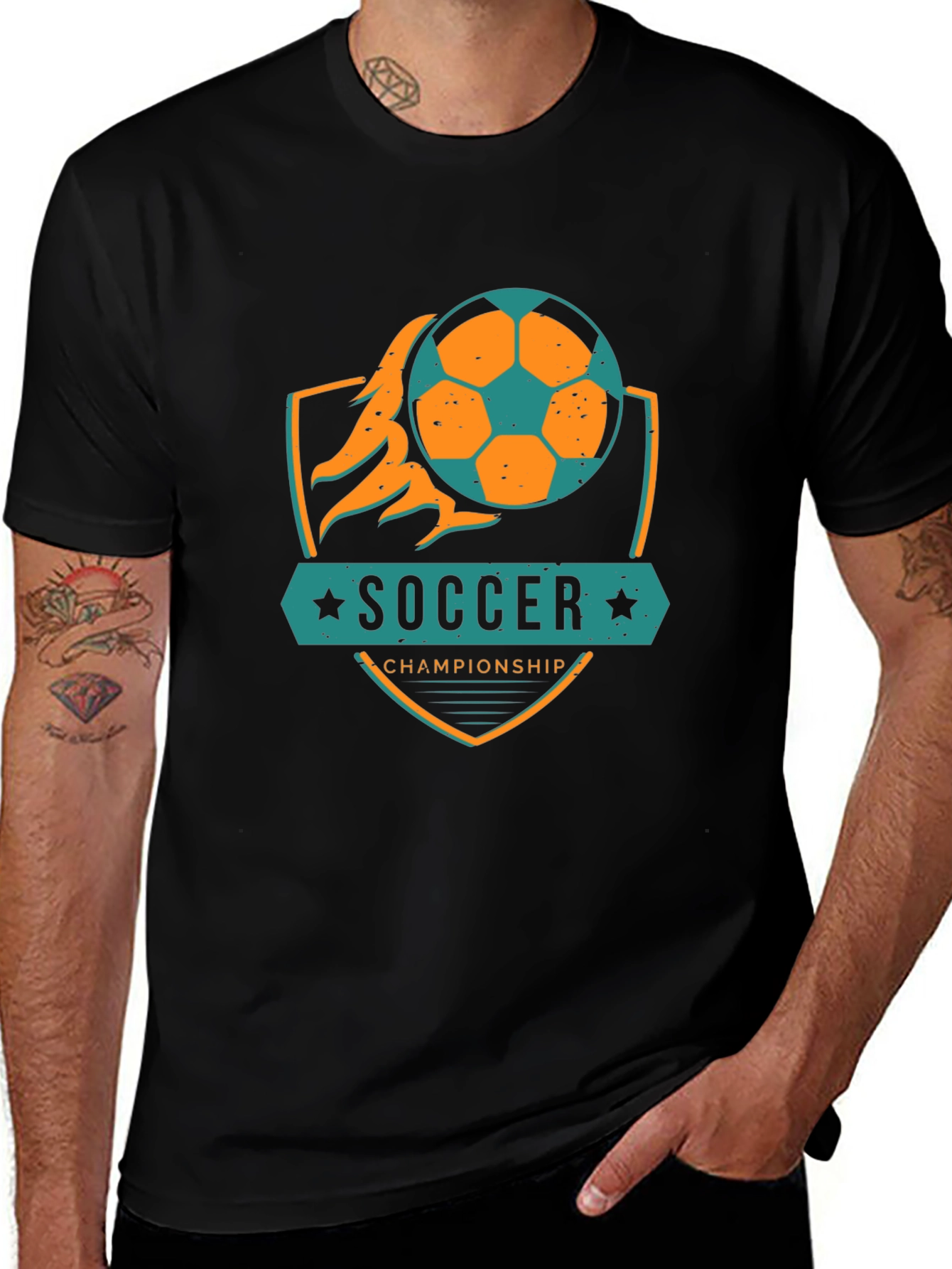 Variant 27 of Soccer Championship Graphic T-Shirt
