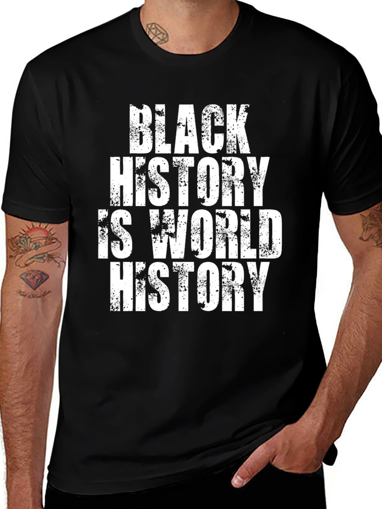 Black Black History Is World History Graphic Tee main image