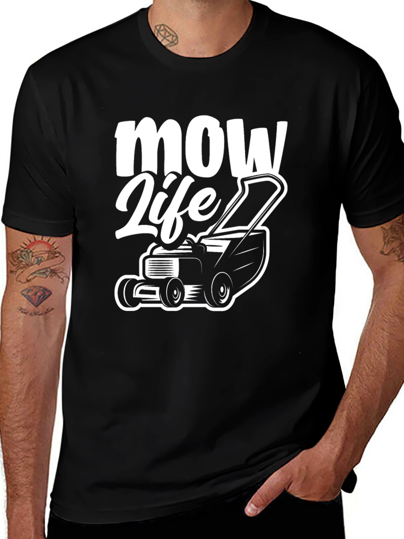 Variant 2 of Mow Life Graphic Tee - Lawn Care T-Shirt