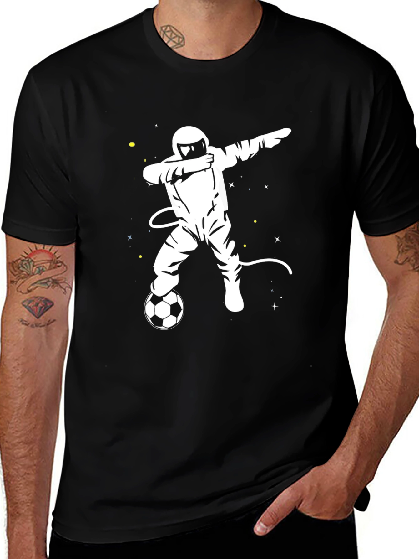 Variant 10 of Astronaut Soccer T-Shirt