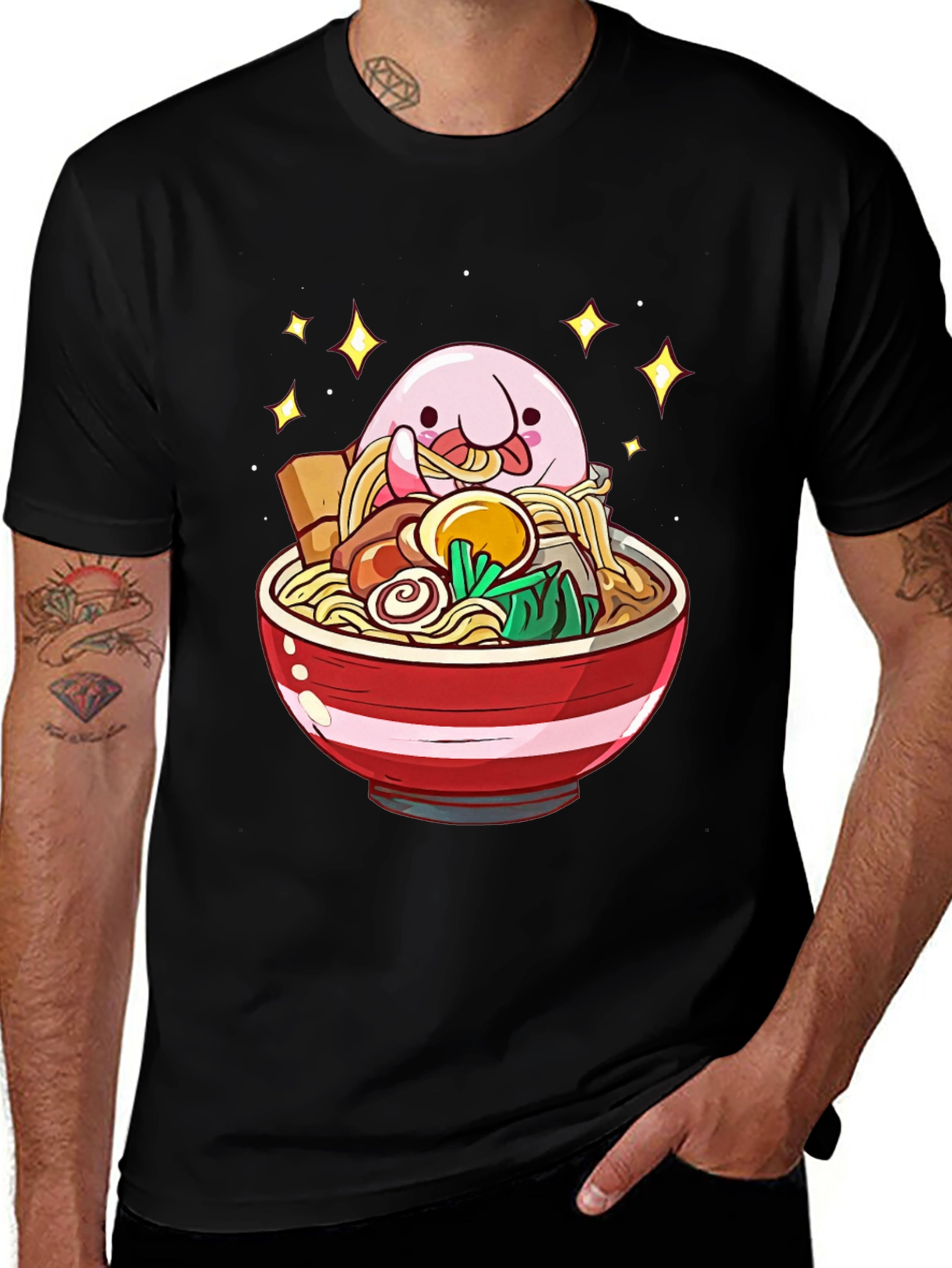 Variant 24 of Blobfish Ramen Graphic Tee - Unique Anime Style