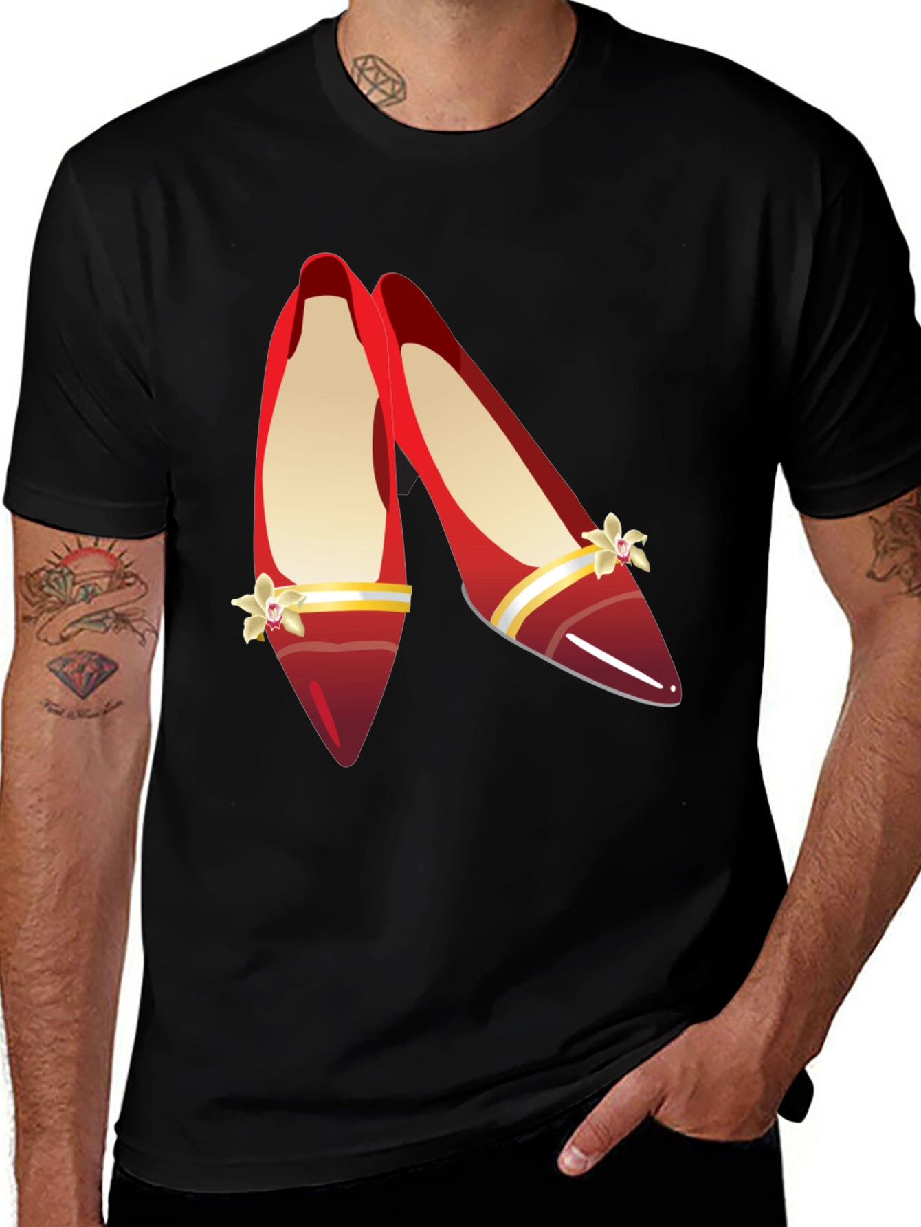 Red Shoe Graphic T-Shirt