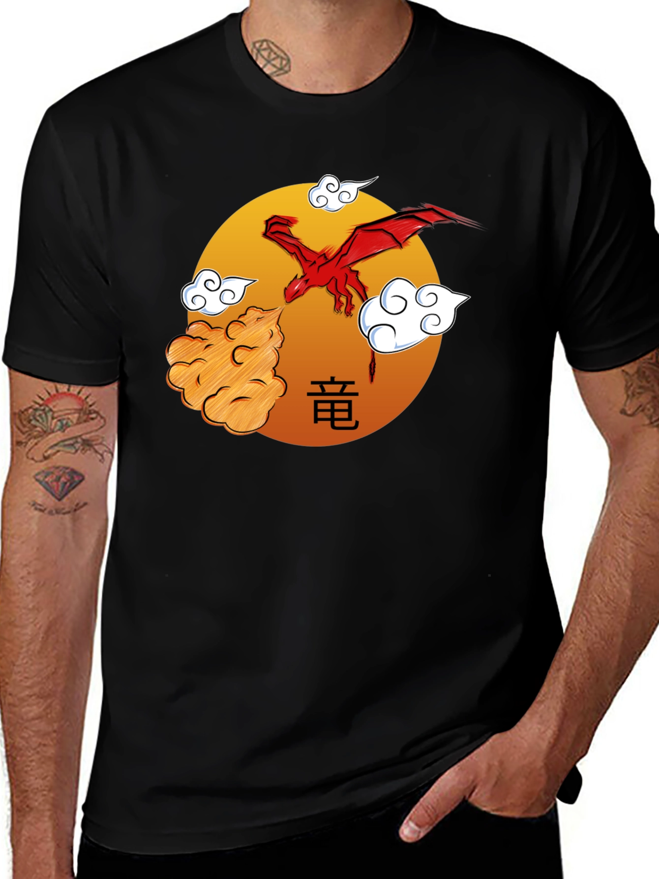 Dragon Fire Graphic Tee - Bold Streetwear