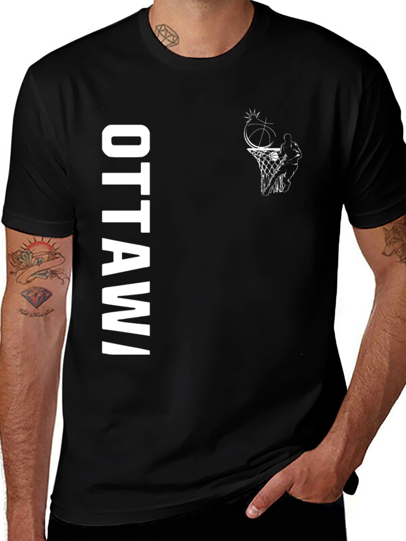 Ottawa Basketball Graphic Tee