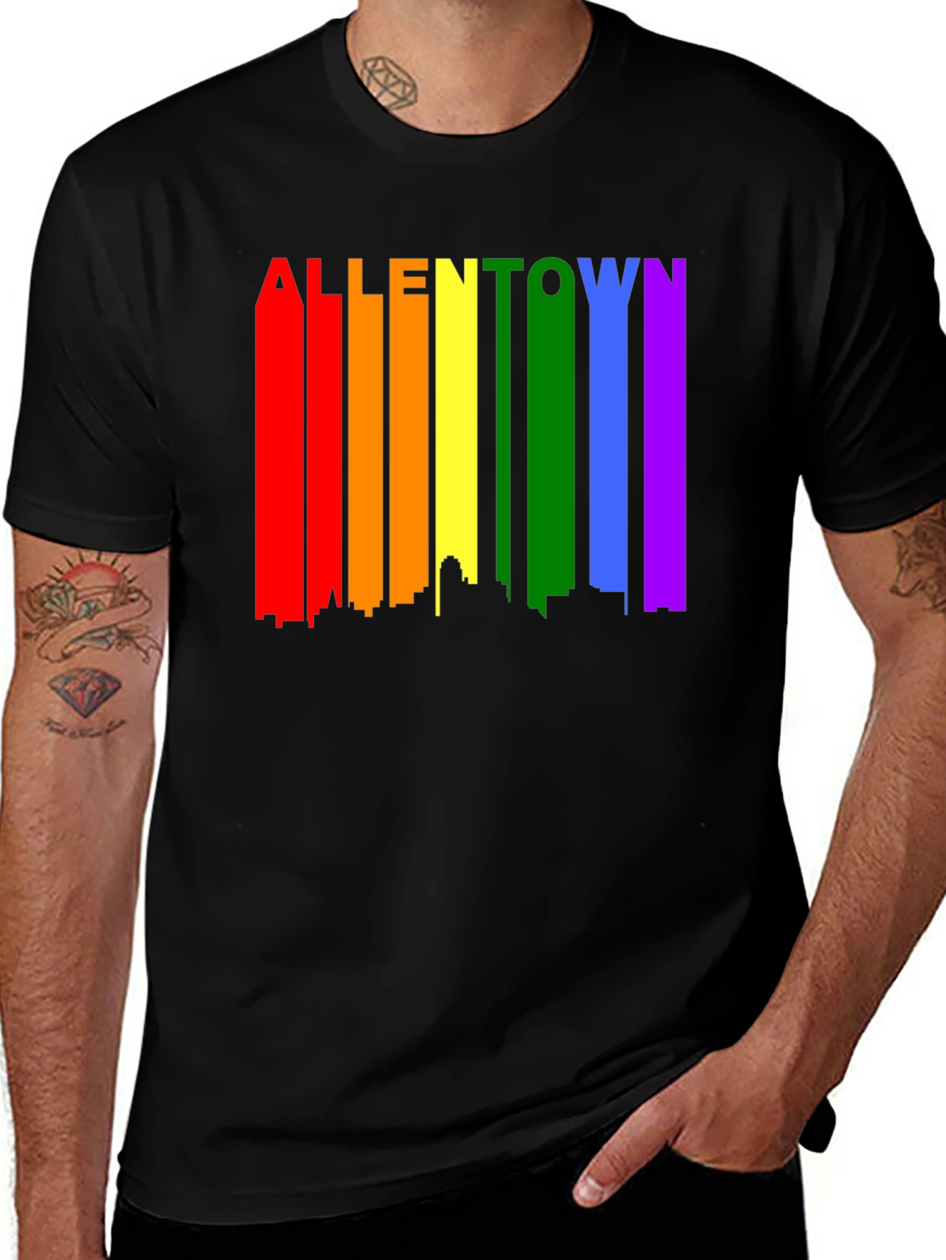Allentown Rainbow Pride T-Shirt