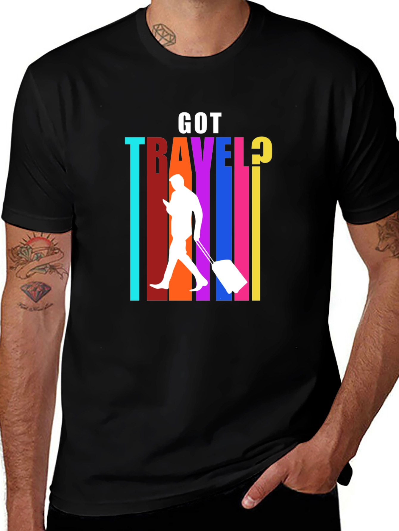 Variant 21 of Got Travel? Graphic Tee - Stylish Traveler Shirt