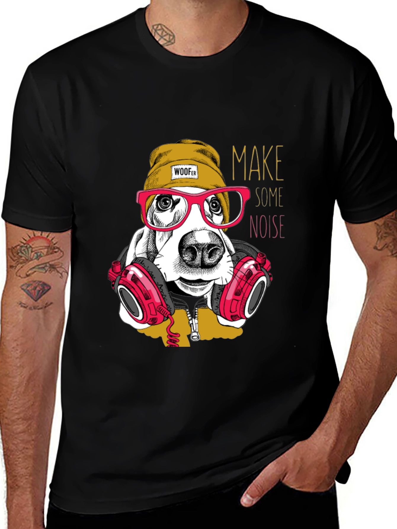 Variant 13 of Woofing Beats T-Shirt