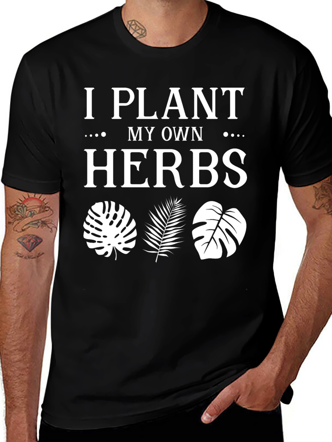 Variant 2 of I Plant My Own Herbs Graphic T-Shirt