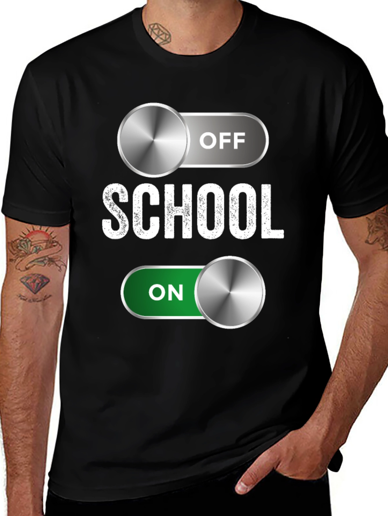 Variant 10 of School's Out! Toggle Switch Graphic T-Shirt