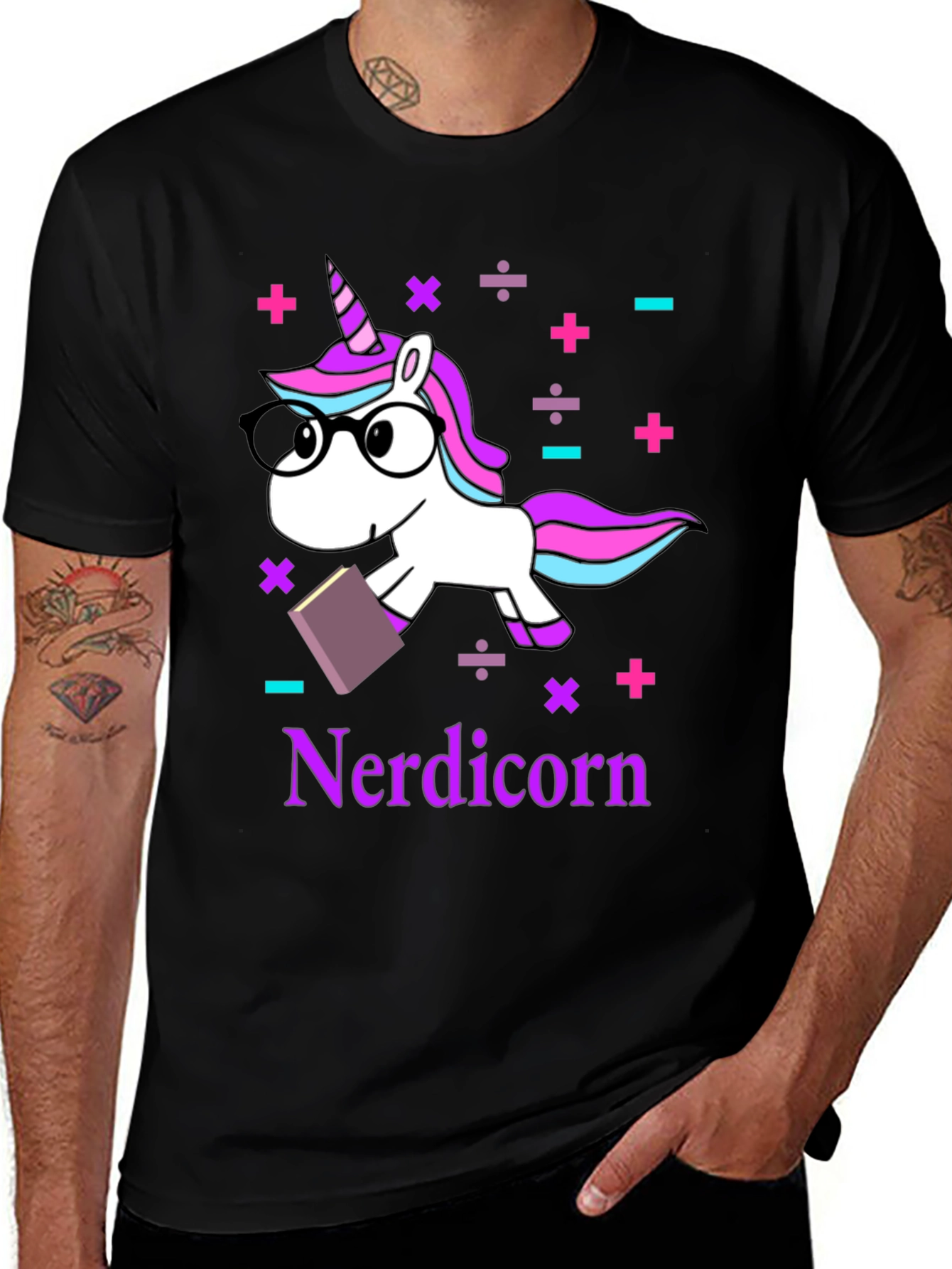 Variant 7 of Nerdicorn T-Shirt - Funny Unicorn Geek Tee