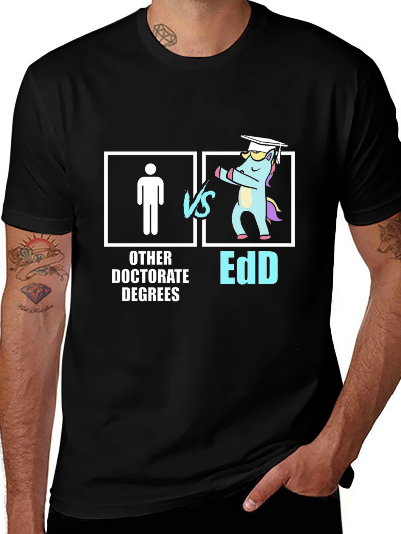 Variant 6 of EdD vs Other Doctorates T-Shirt