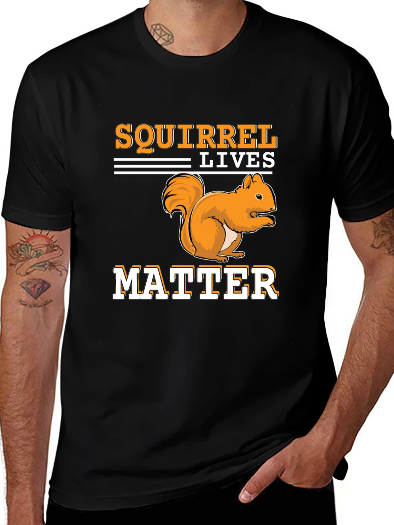 Variant 4 of Squirrel Lives Matter Graphic Tee