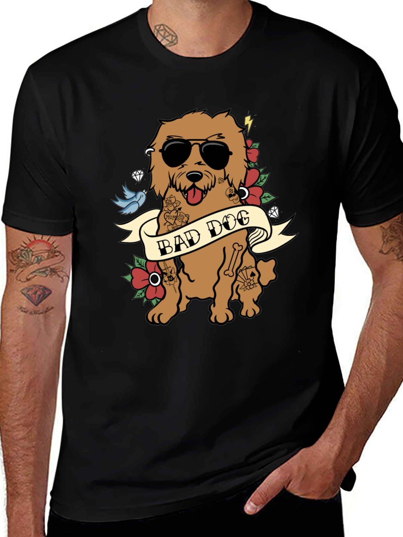 Variant 26 of Bad Dog Graphic T-Shirt