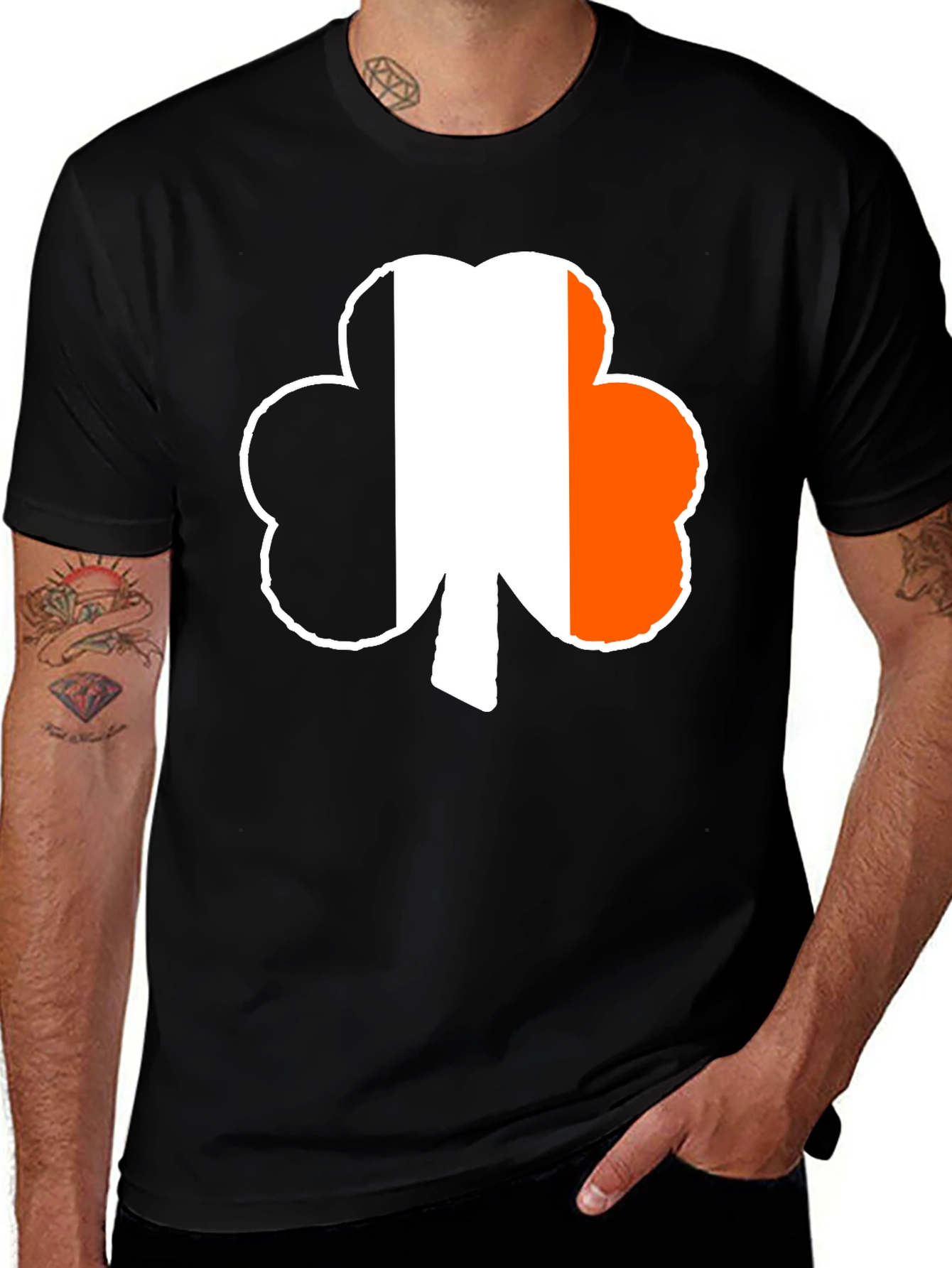 Irish Flag Shamrock T-Shirt - St. Patrick's Day