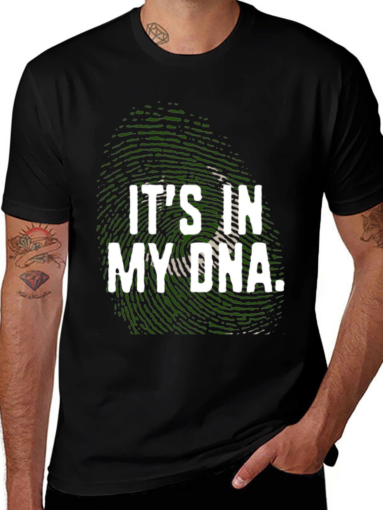It's in My DNA Graphic T-Shirt - Black