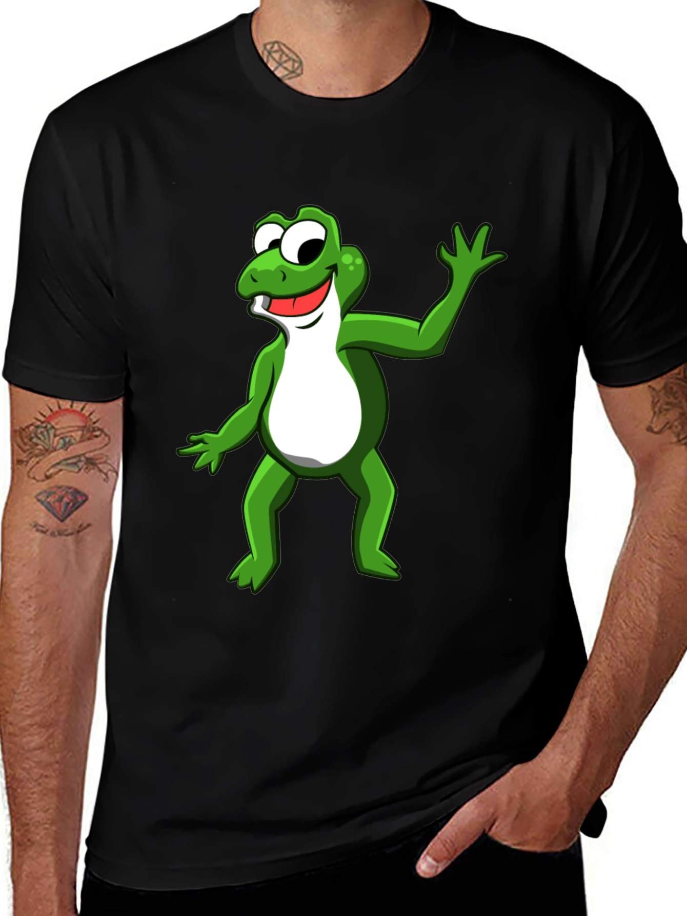 Variant 26 of Frog Graphic T-Shirt - Funny Cartoon Style