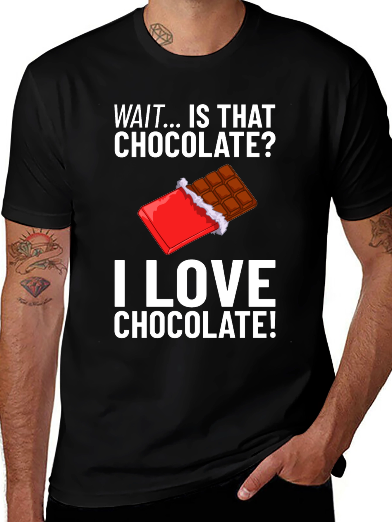 Variant 4 of Wait... Is That Chocolate T-Shirt
