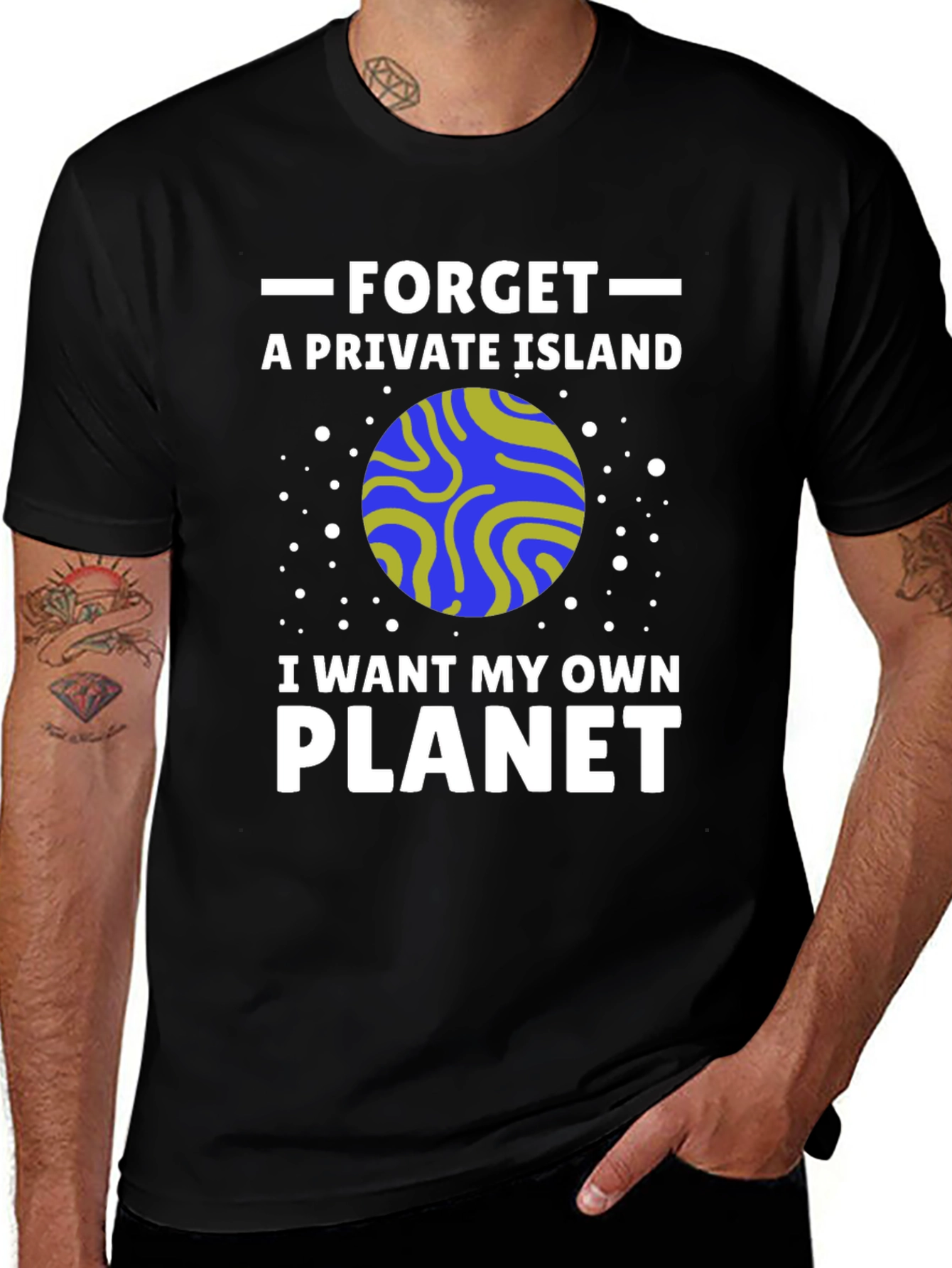 Variant 7 of Own Planet T-Shirt - Funny Space Graphic Tee