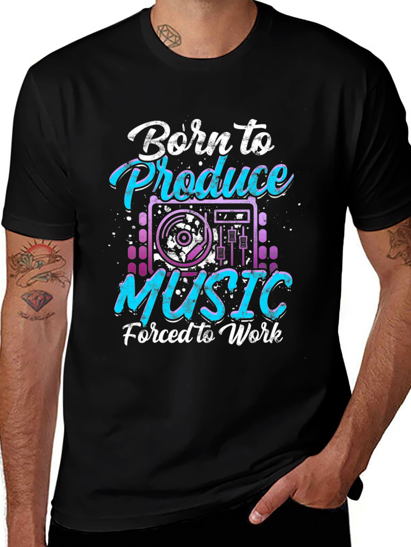 Variant 10 of Born to Produce Music T-Shirt