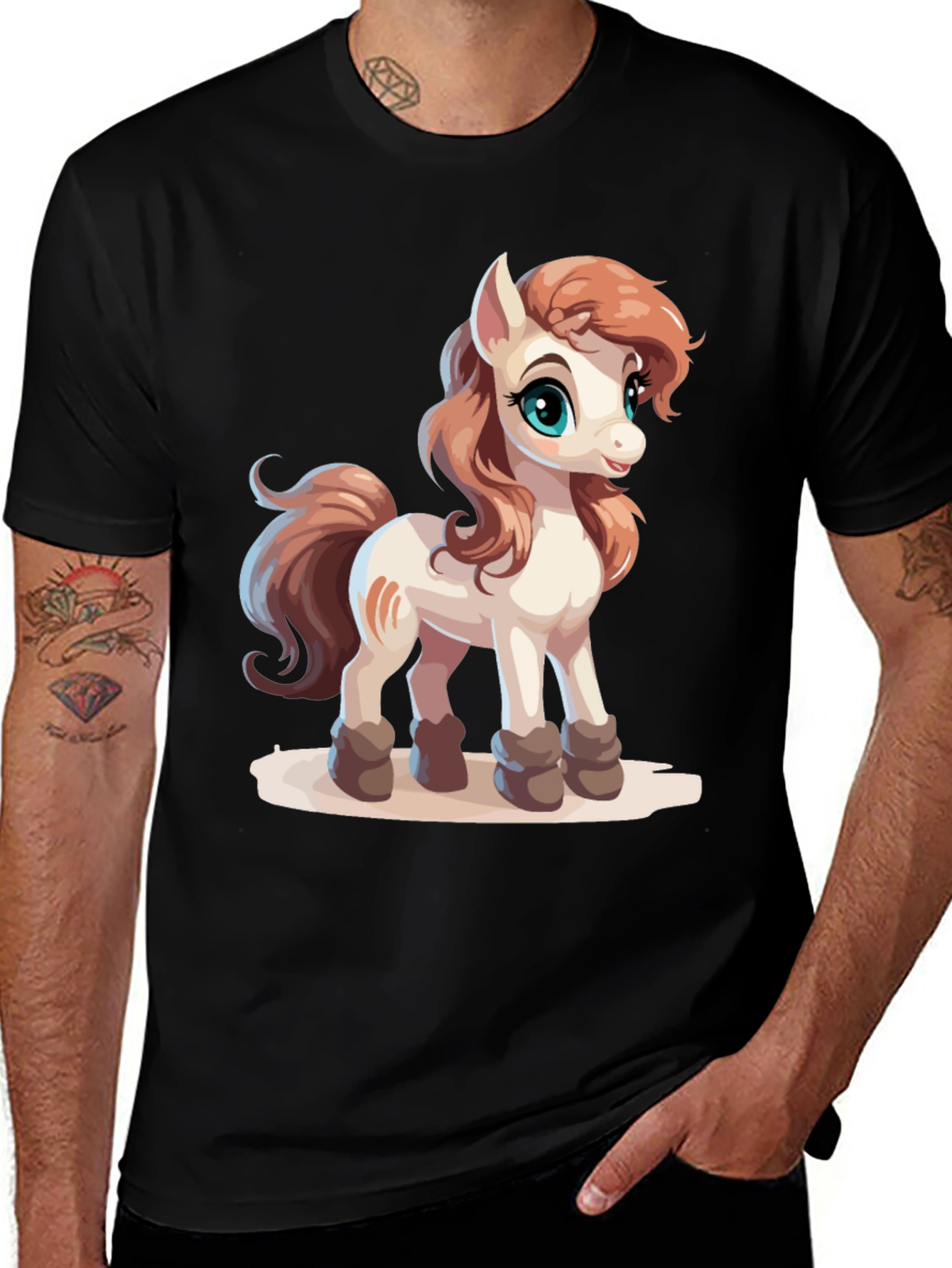 Variant 15 of Cute Pony Graphic T-Shirt