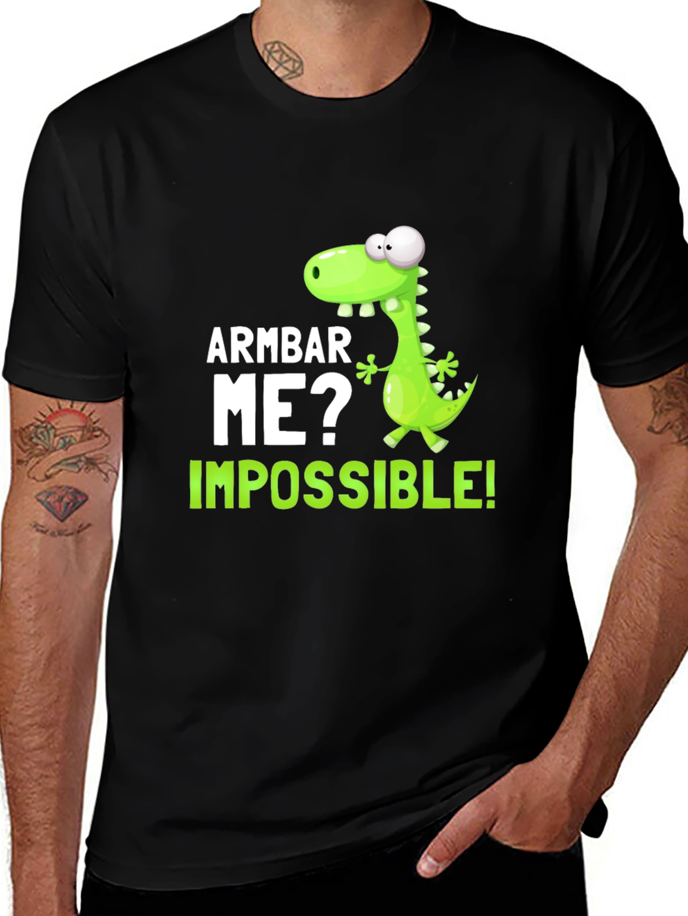 Variant 19 of Armbar Me? Impossible! Graphic T-Shirt