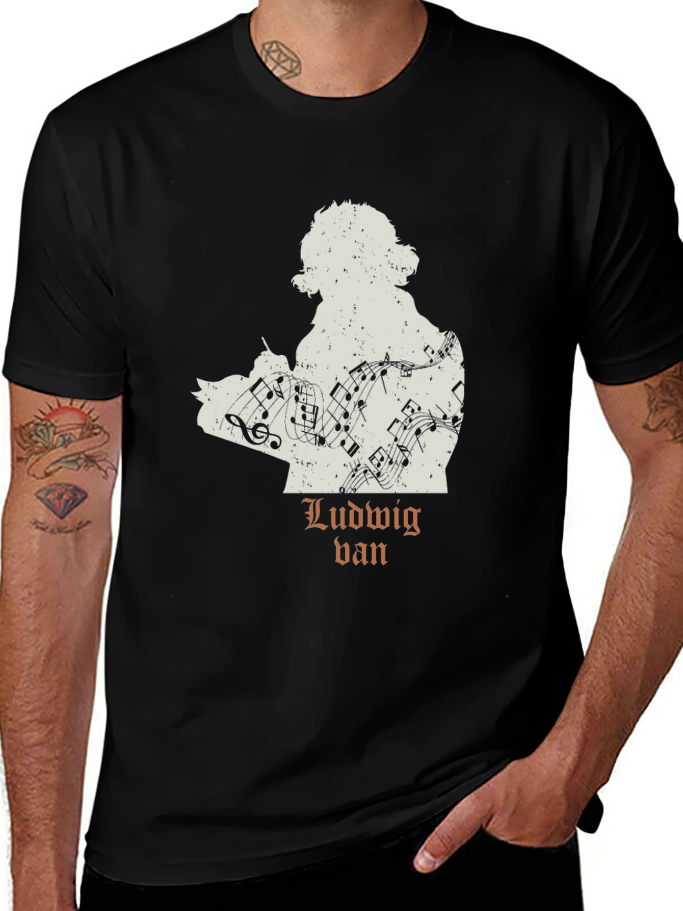 Ludwig van Beethoven Music T-Shirt