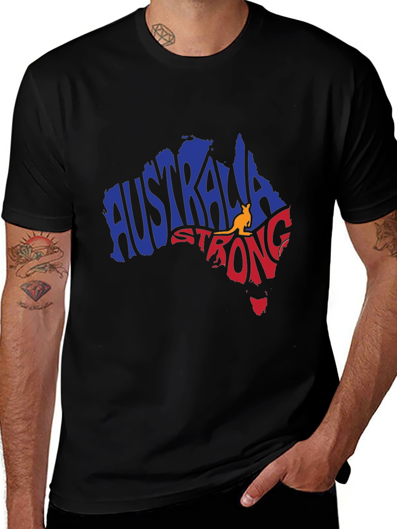 Australia Strong Graphic Print T-Shirt