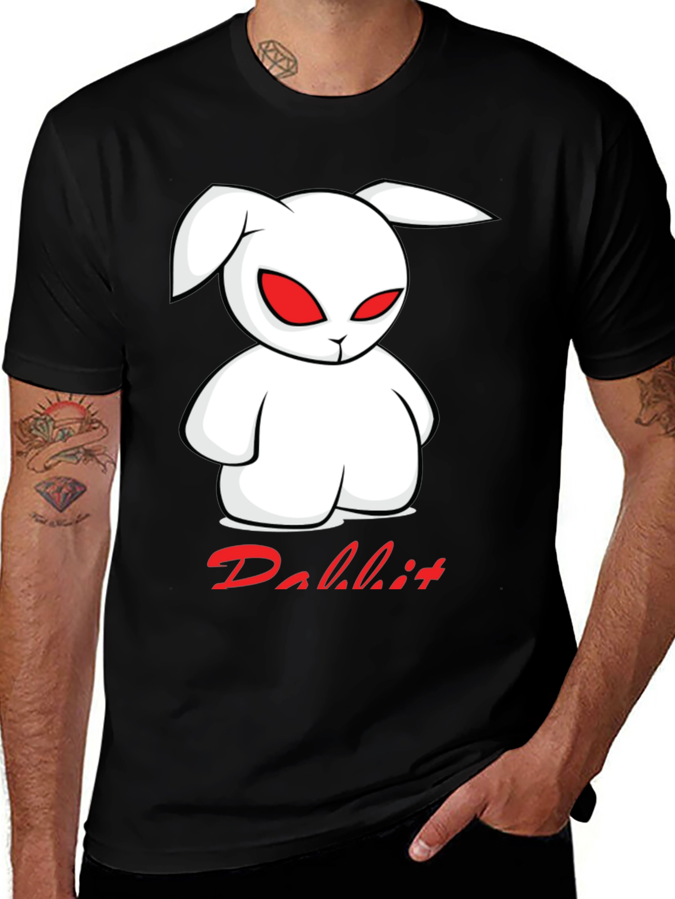 Variant 5 of Rabbit Graphic Print T-Shirt