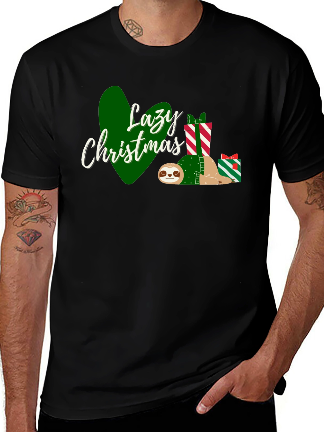 Variant 28 of Lazy Christmas Sloth T-Shirt