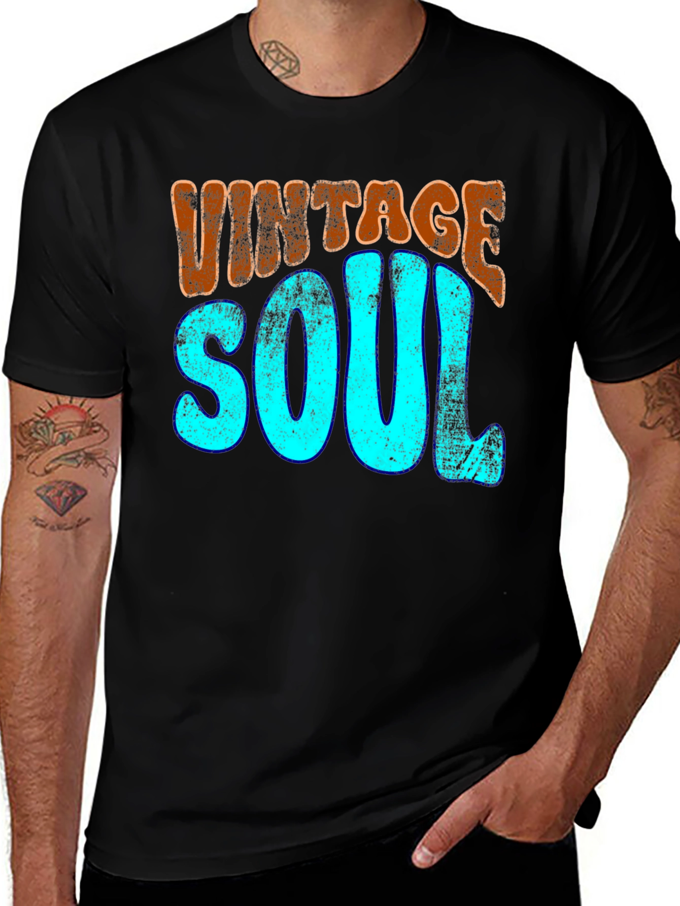 Variant 12 of Vintage Soul Graphic T-Shirt - Retro Style
