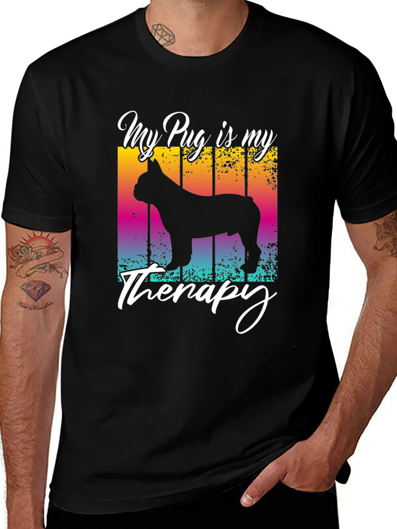 My Pug Is My Therapy Tee