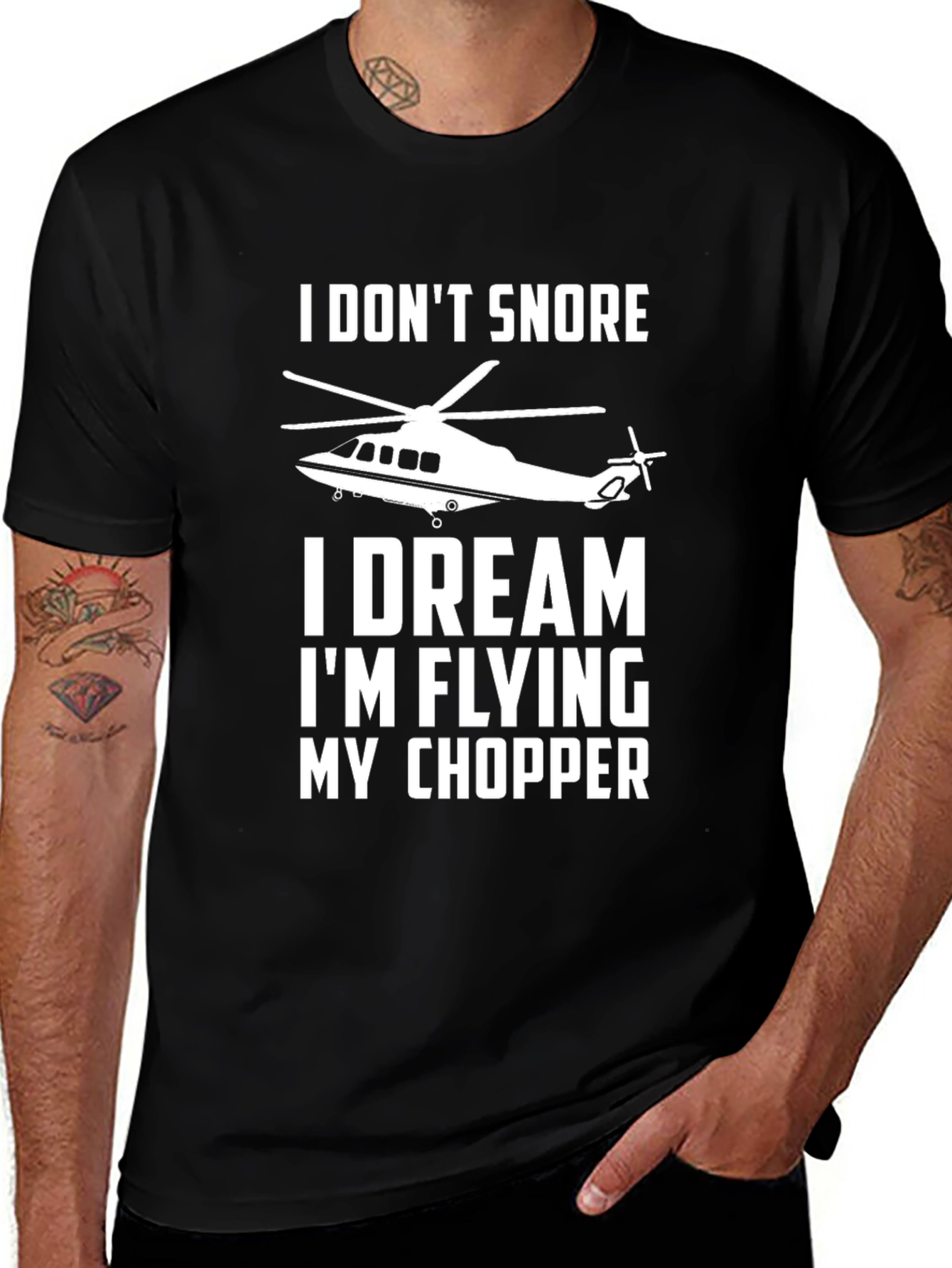 Variant 7 of I Dream I'm Flying My Chopper T-Shirt