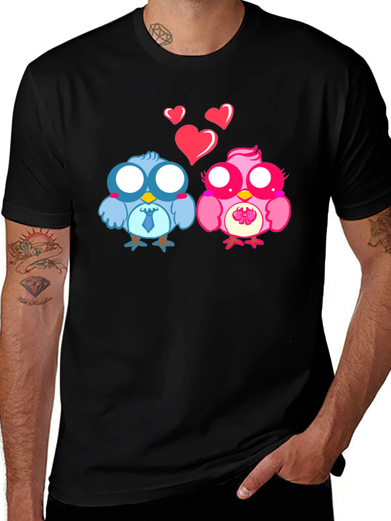 Cute Love Birds Valentine's T-Shirt