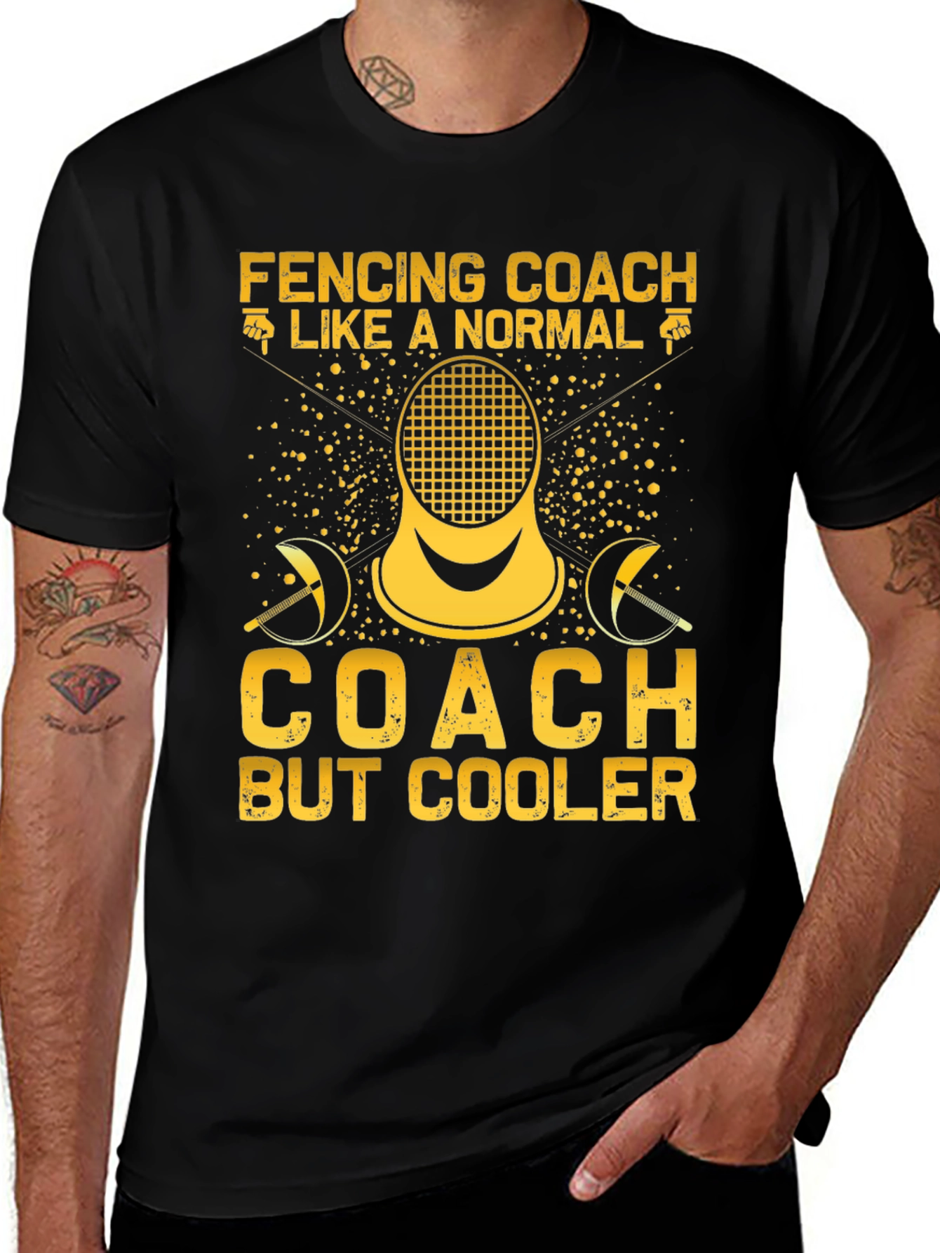 Fencing Coach T-Shirt - Like a Normal Coach, But Cooler!