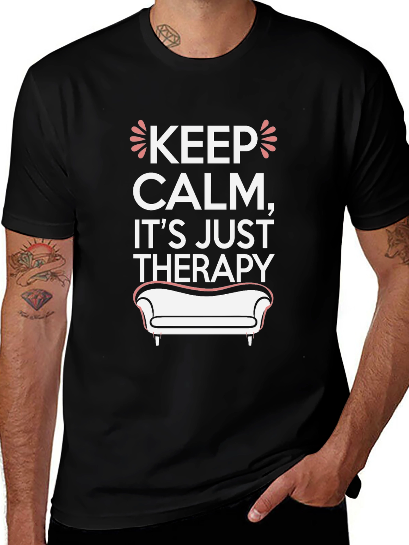 Variant 10 of Keep Calm Therapy T-Shirt