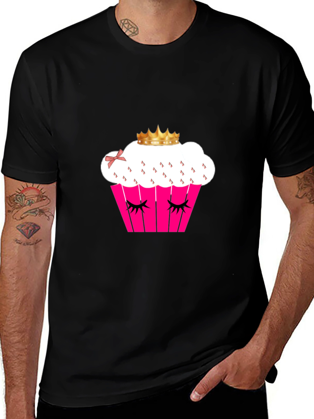 Variant 4 of Cute Cupcake Queen T-Shirt