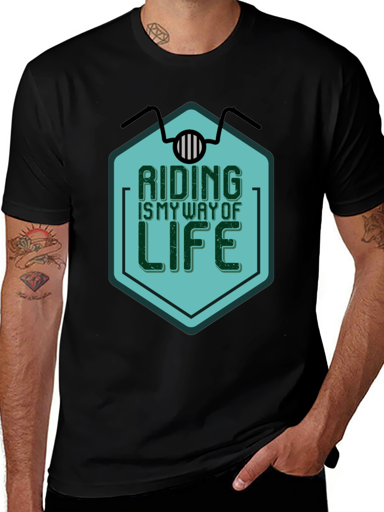 Variant 9 of Riding is My Way of Life Graphic Tee