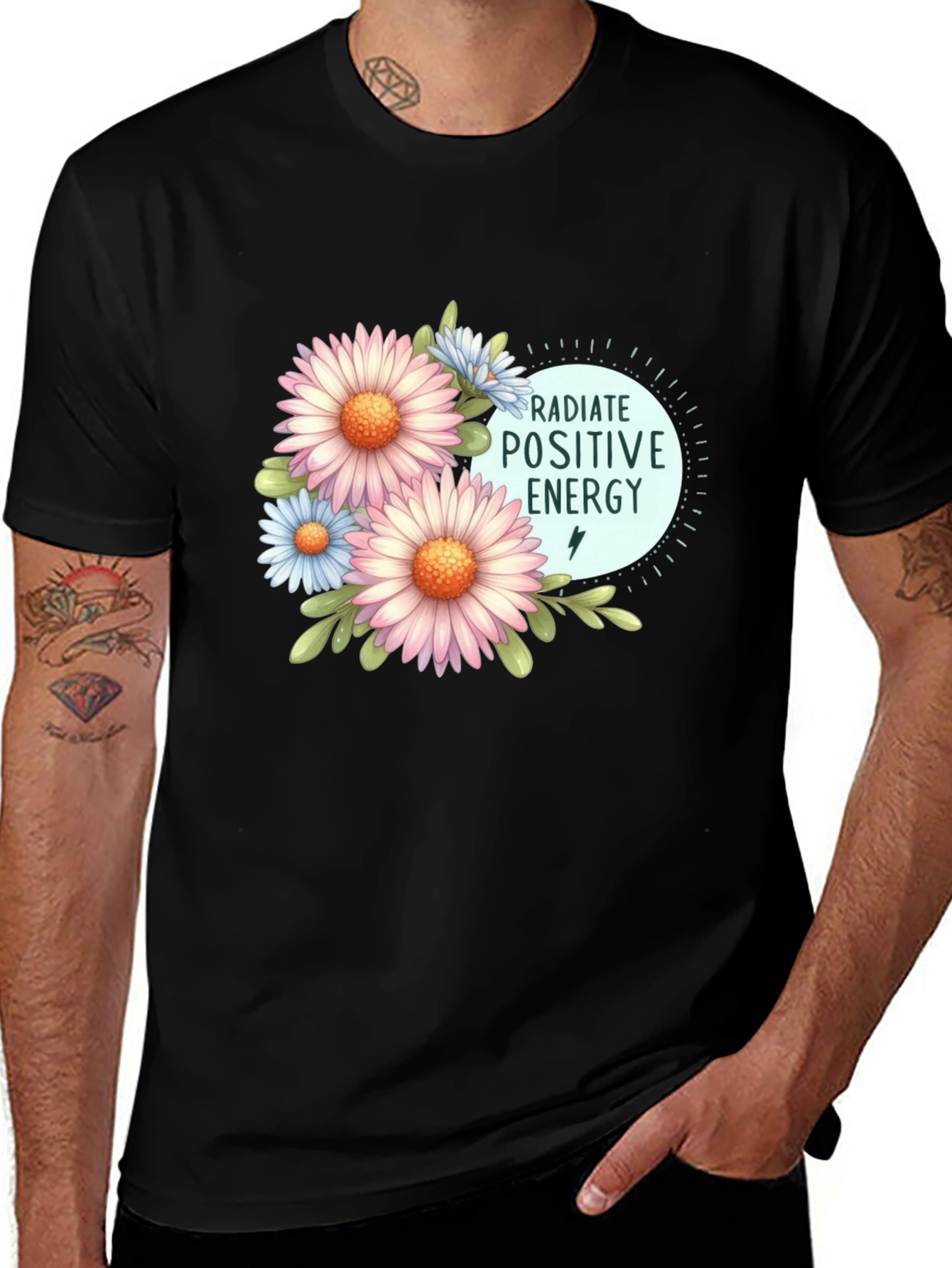 Variant 12 of Radiate Positive Energy Graphic T-Shirt
