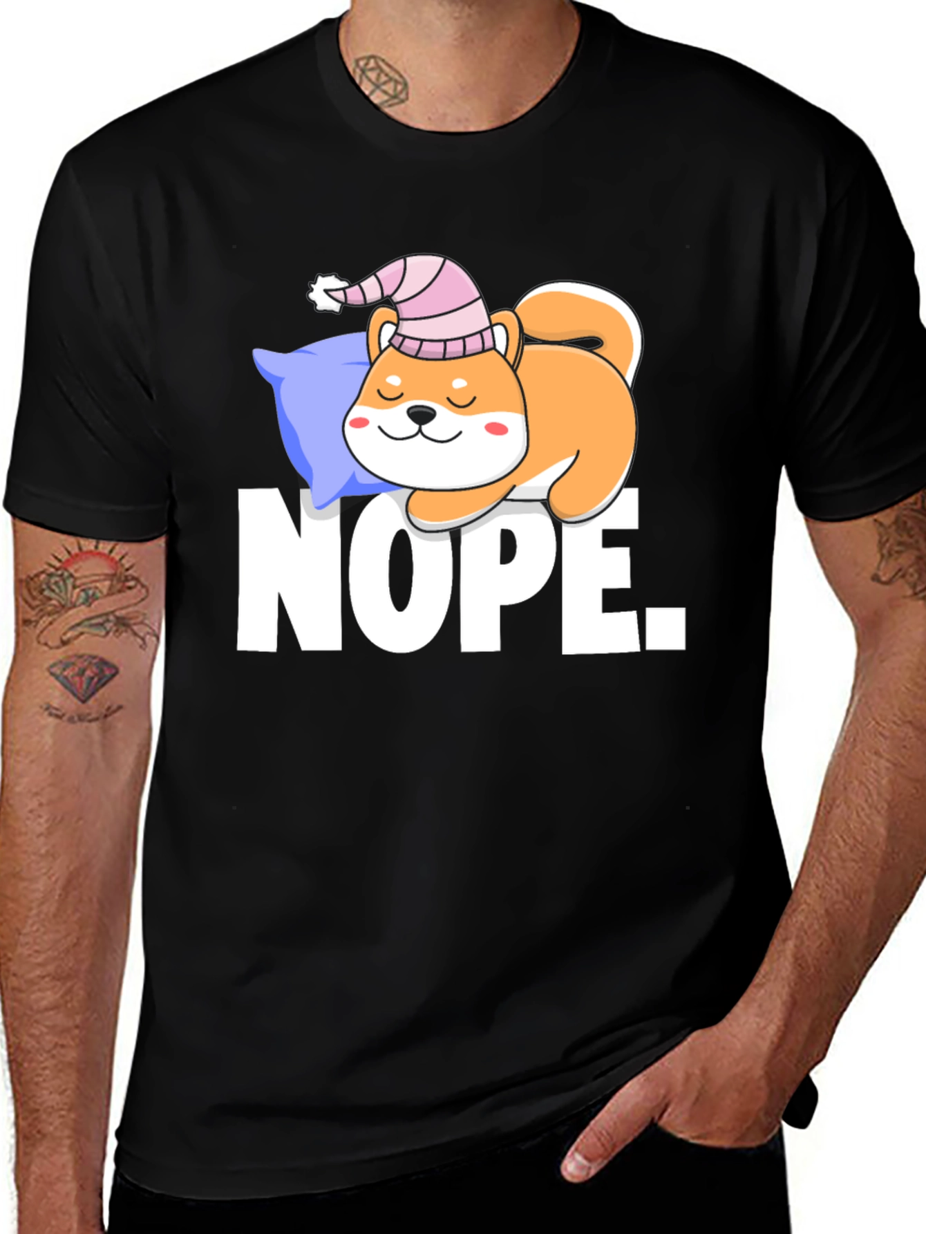 Variant 30 of Nope Sleeping Dog T-Shirt