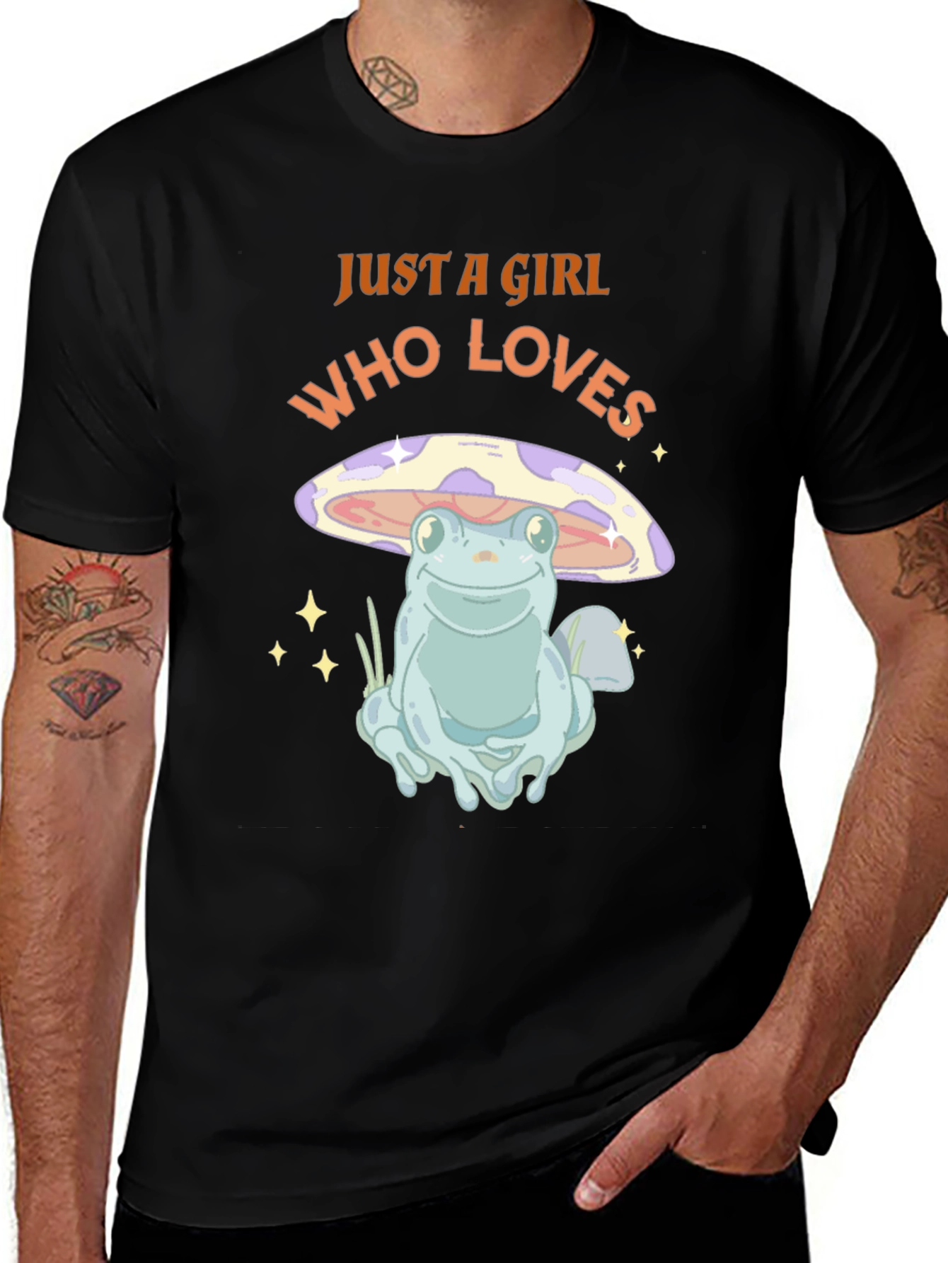 Variant 11 of Girl Who Loves Frogs T-Shirt