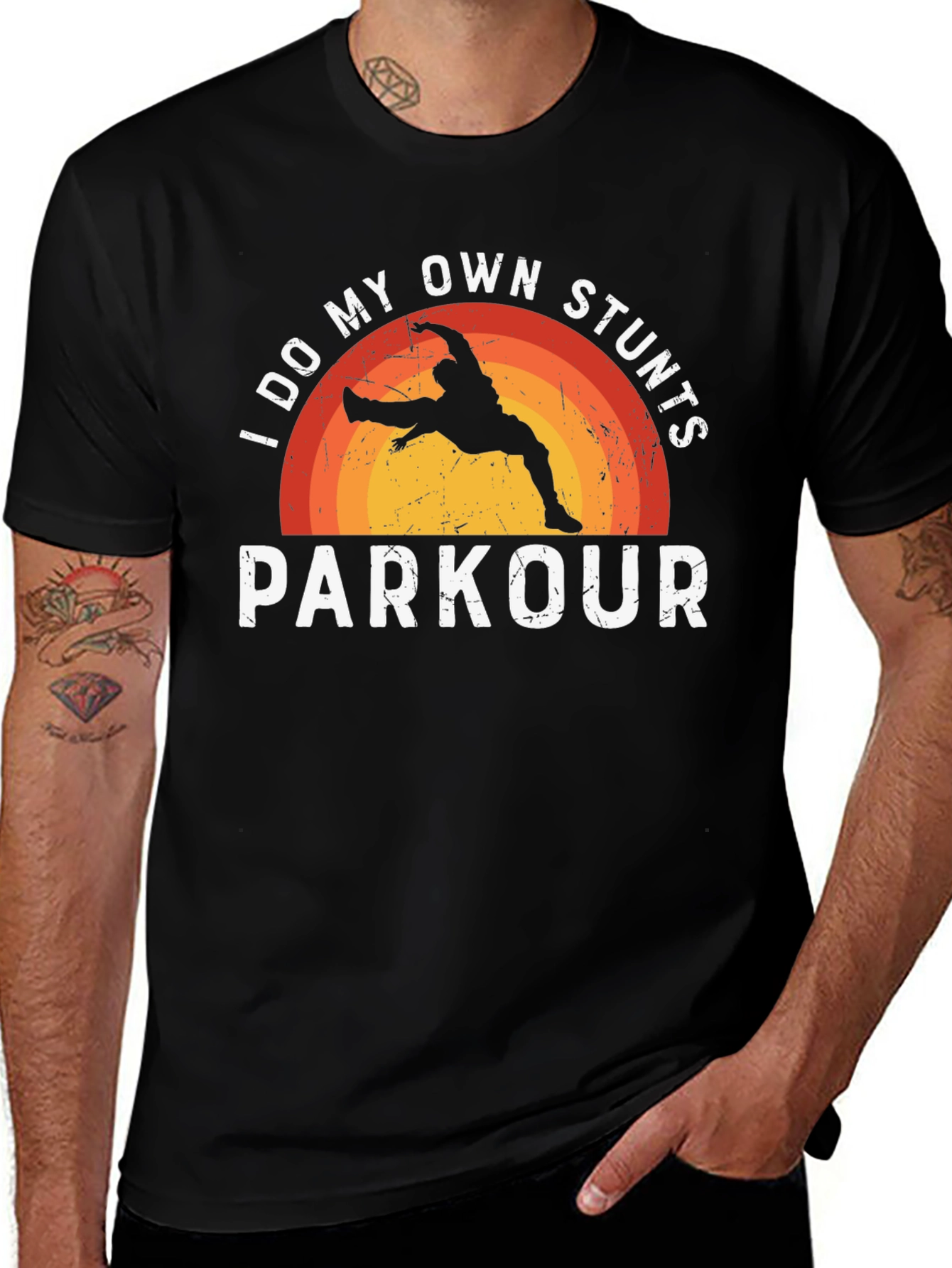 Parkour Stunts T-Shirt - Urban Style