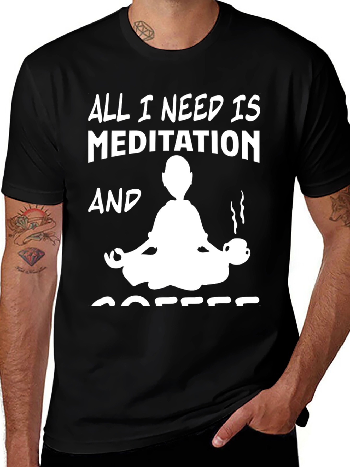 Variant 12 of Meditation & Coffee T-Shirt