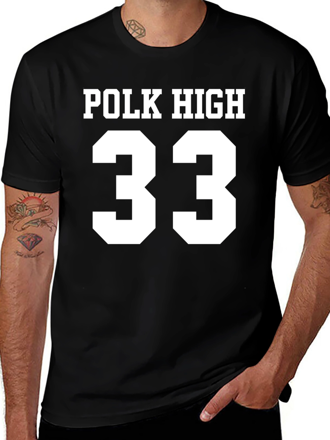 Polk High 33 Black T-Shirt