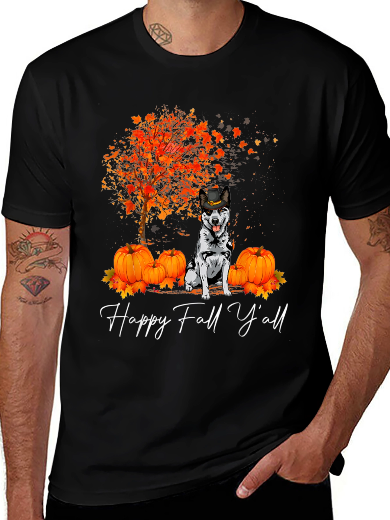 Happy Fall Y'all Dog T-Shirt