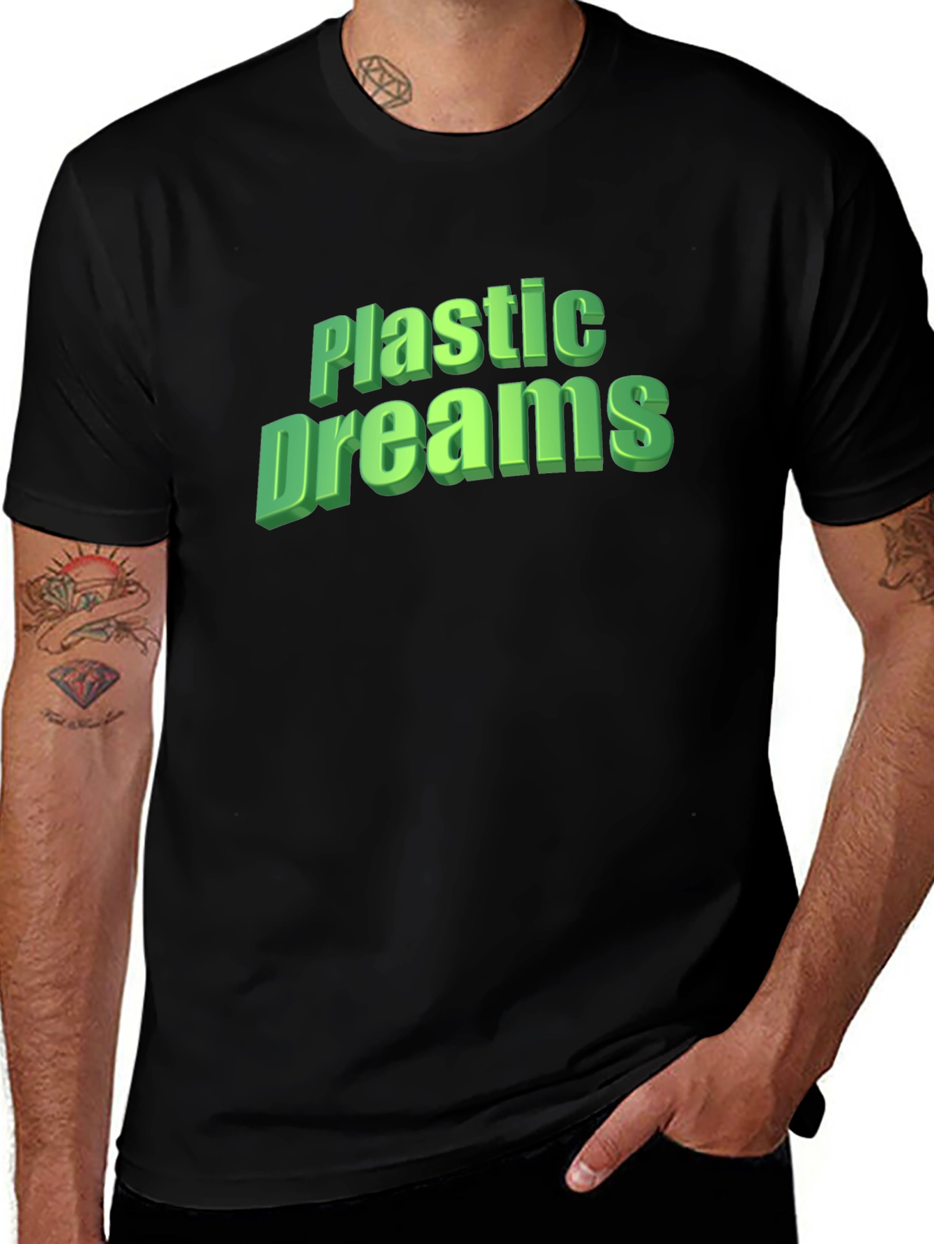 Variant 22 of Plastic Dreams Graphic Tee - Modern Casual