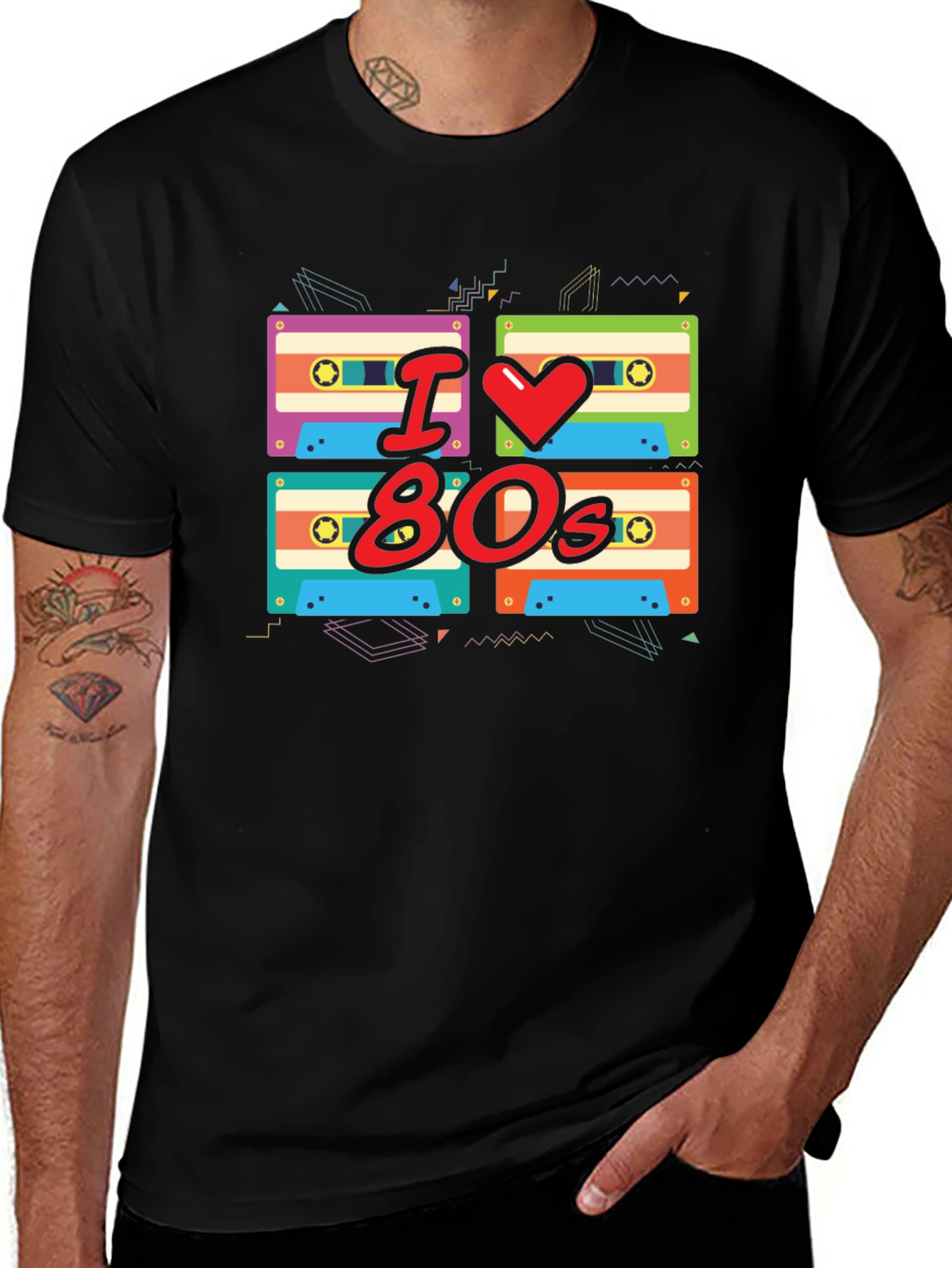 I Love 80s Cassette Tape T-Shirt - Retro Style Tee