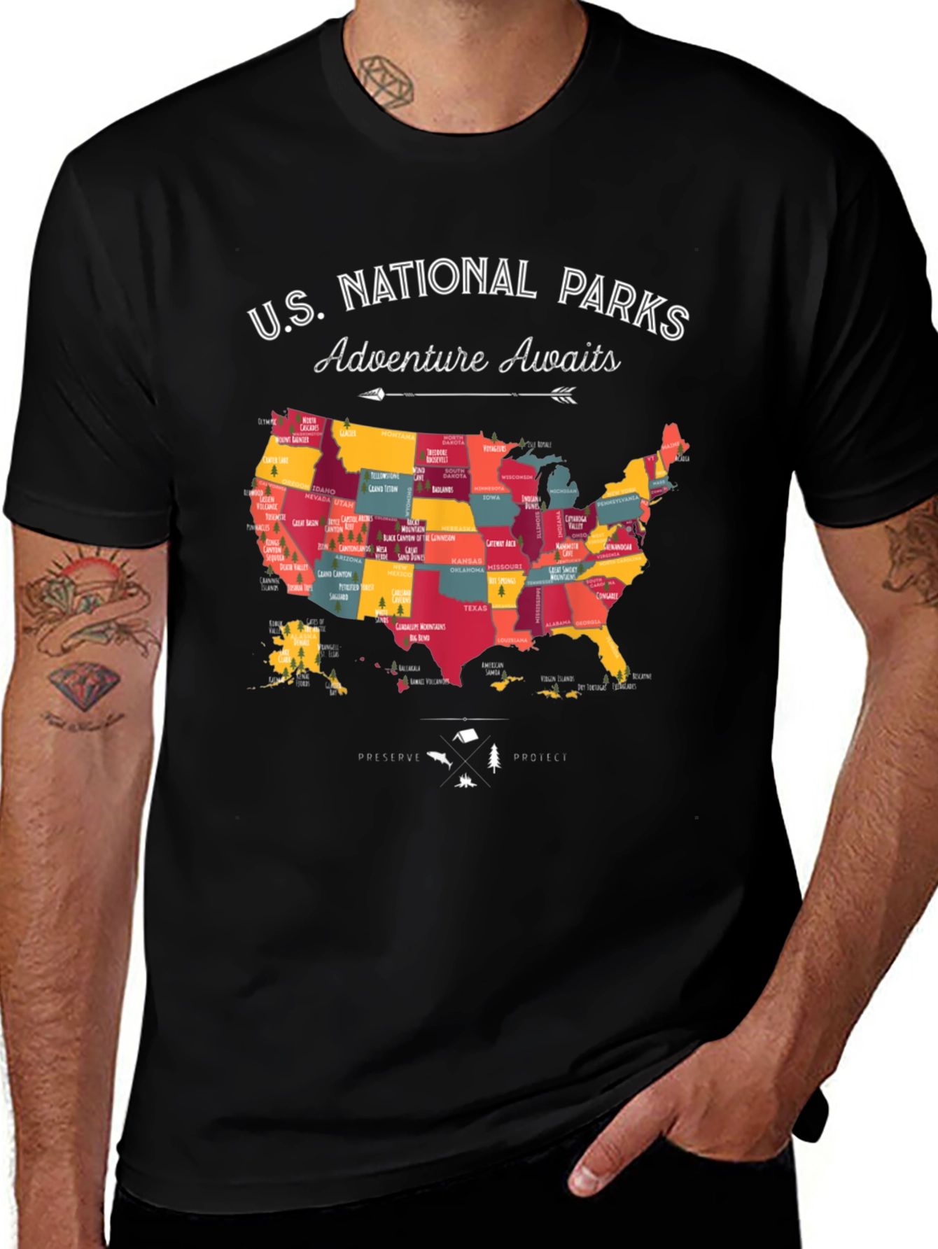 National Parks Adventure Awaits T-Shirt