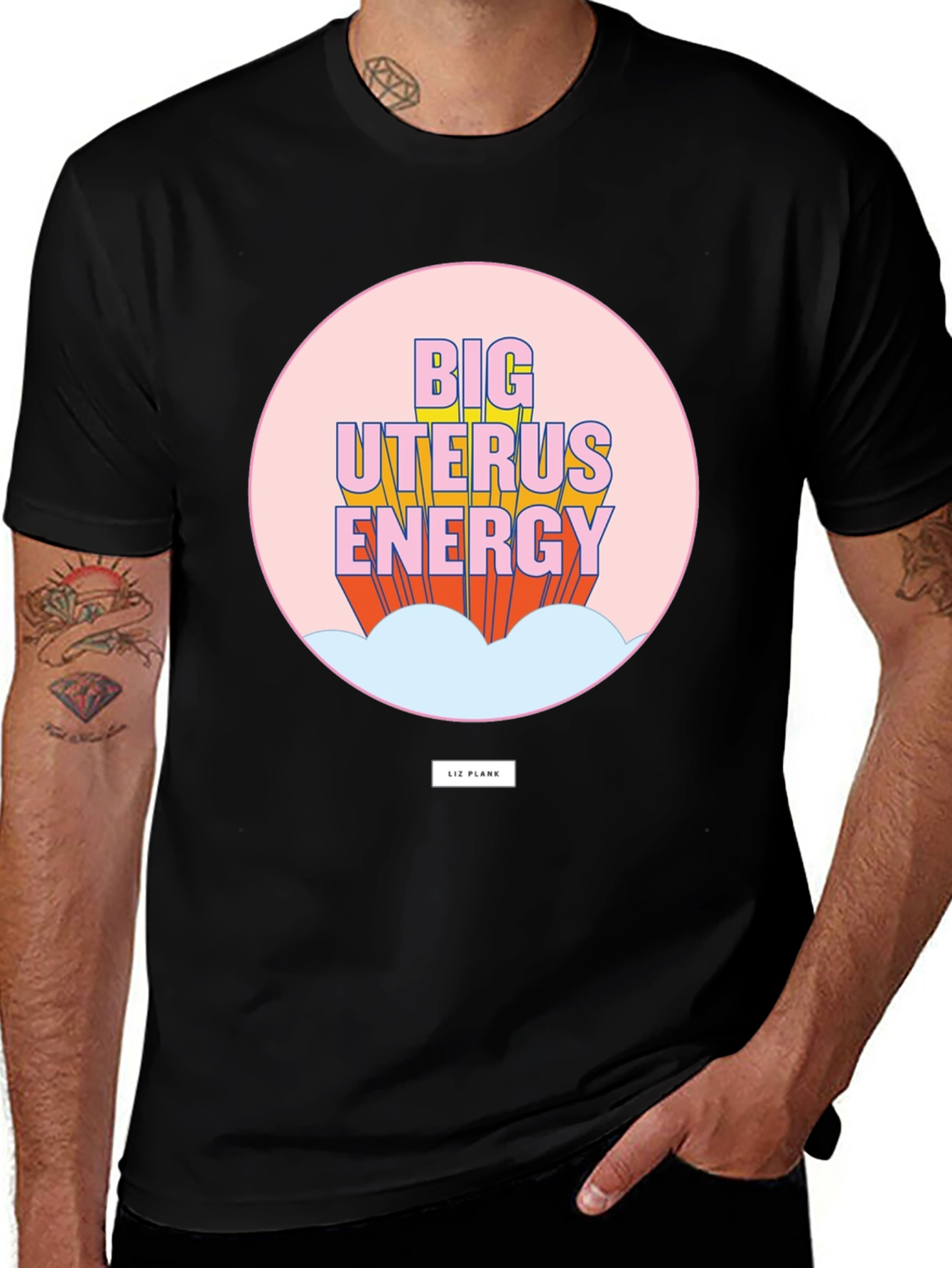 Big Uterus Energy T-Shirt - Empowering Graphic Tee